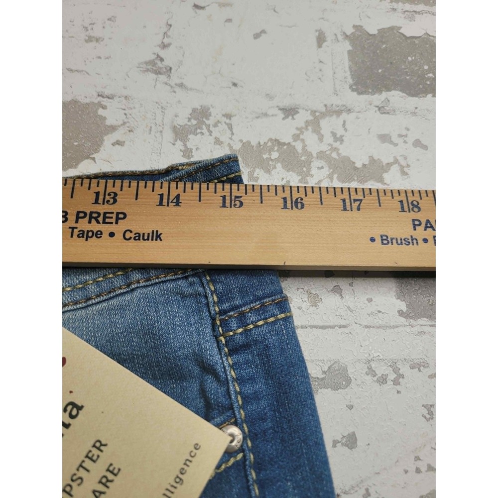 NEW LEI Sophia Hipster Flare Denim Jeans Juniors 11 Y2K NWT - Picture 3 of 11